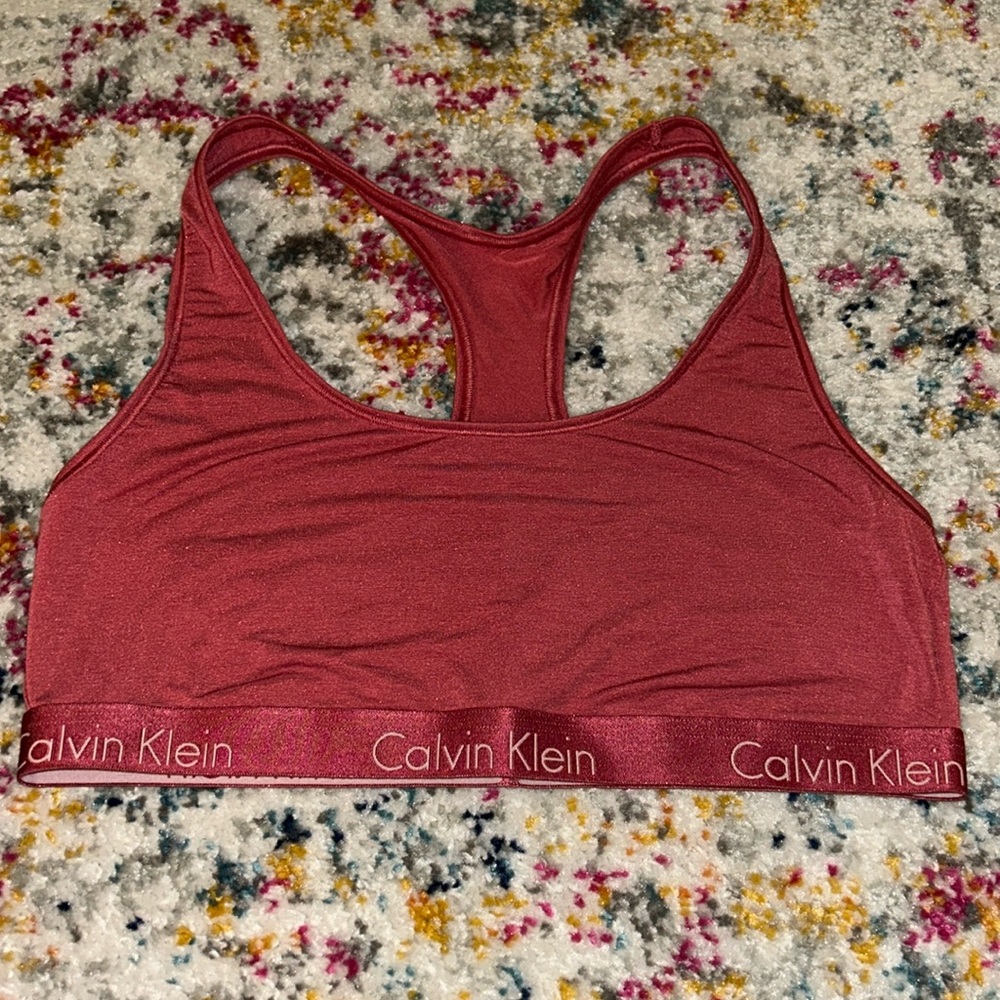 Pink Calvin Klein Bra